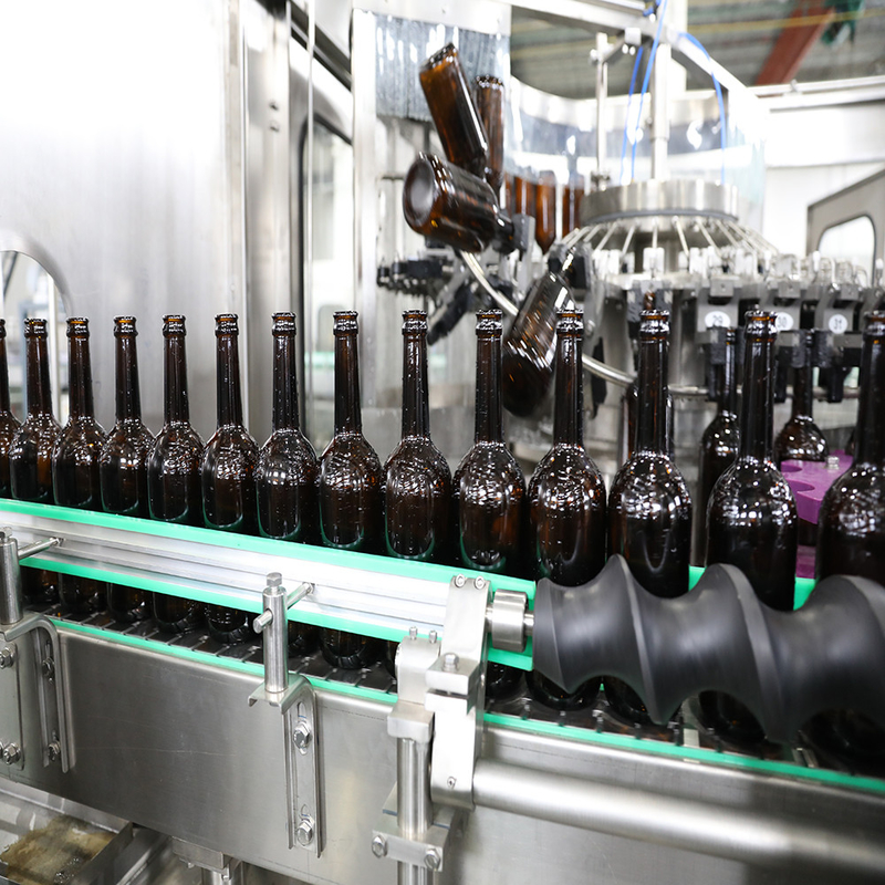 Automatic Beer Bottling Machines Capping Line 6750*4835*2700mm