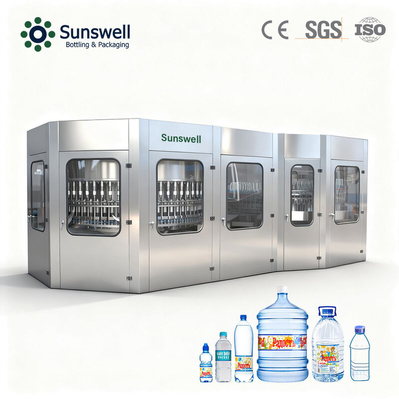 Automatic Water Filling Machine Water Bottling Machine Beverage Production Line