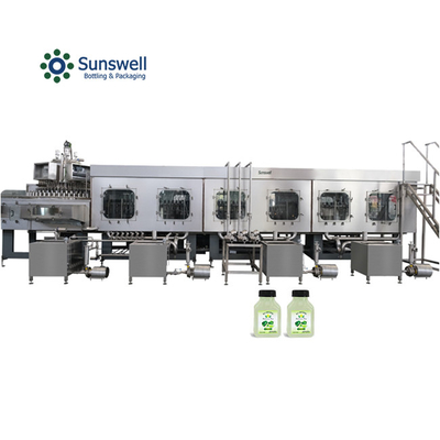 High Precision Commercial Fruit Juice Making Machine Super Clean Sanitizer Wasmachine Peristaltische pomp Vuller Sealer