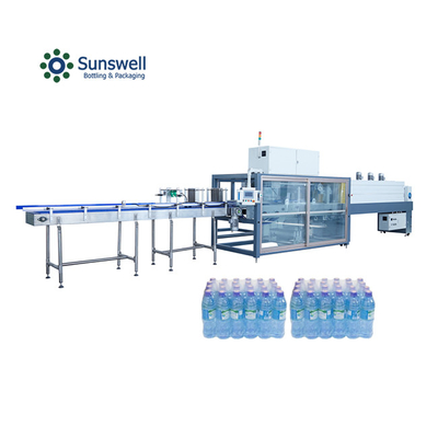 Glasfles Wijn Warmtunnel Krimpverpakkingsmachine PE Film Krimpverpakkingsmachine Voor kleine flessen Mineraalwater