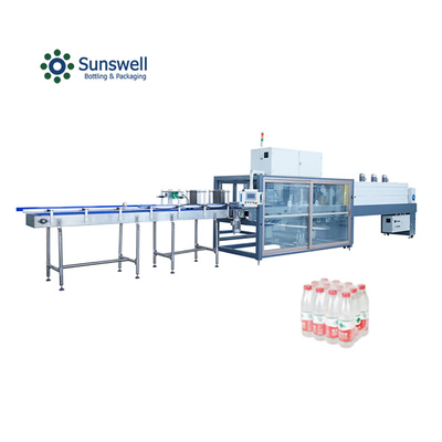 Glasfles Wijn Automatische waterfles Krimpverpakkingsmachine PET-fles Softdrank Krimpverpakkingsmachines