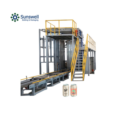 Fabrieksprijs Automatische Aluminium Can Layer Depalletizing Equipment High Level Depalletizer voor lege Pop Can