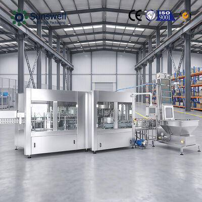 24000BPH 500ml PET Fles Water Vul Lijn Turnkey Bottelinstallatie Machines
